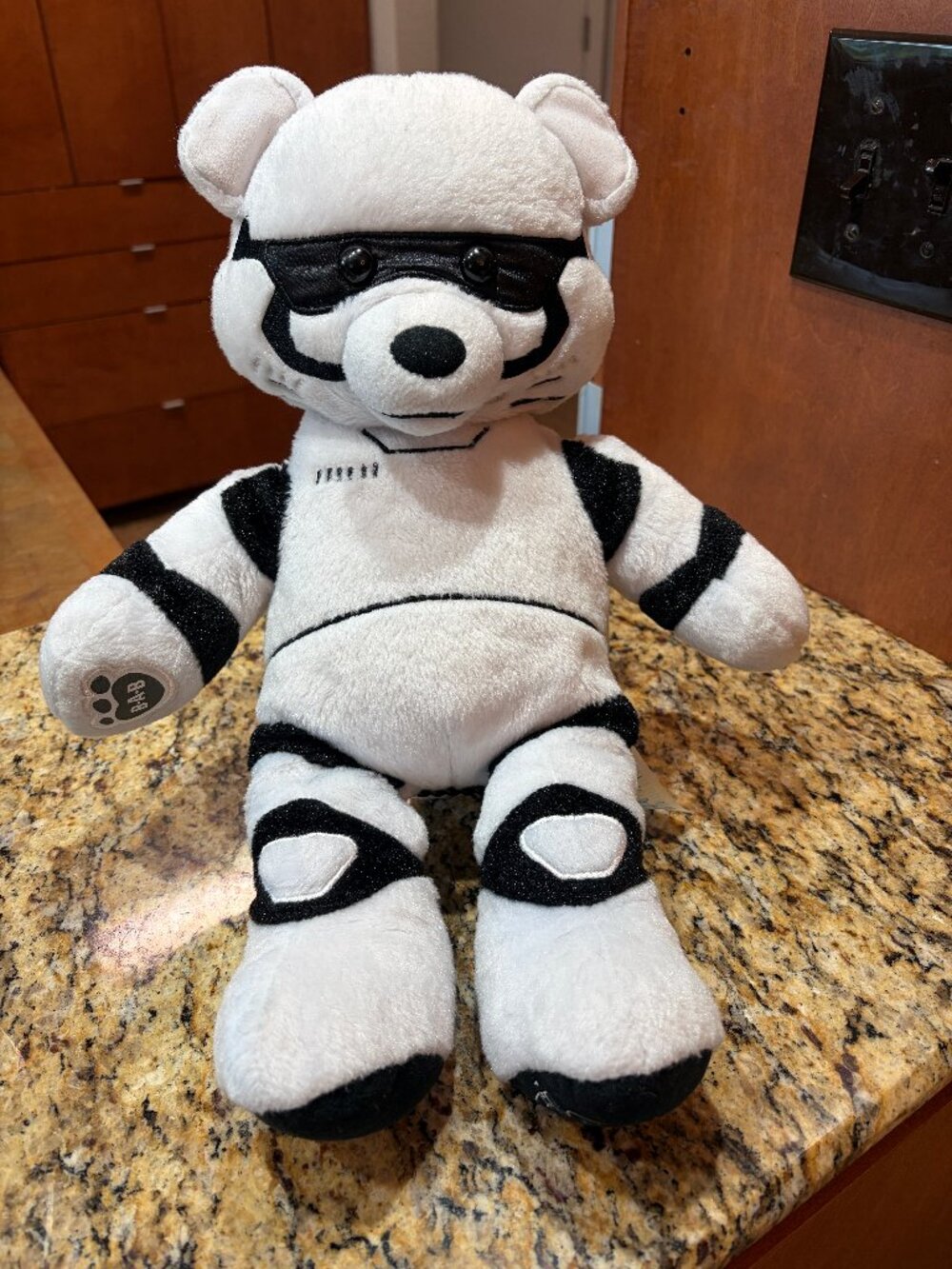 STAR WARS WHITE TEDDY BEAR
